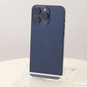 〔中古品〕 iPhone15 Pro Max 256GB ブルーチタニウム MU6T3J／A SIMフリー【377】