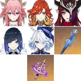 即対応|八重神子+静水流転の輝き+神楽の真意+マーヴィカ+フリーナ1凸+チャスカ+夜蘭+天空の脊 | 原神のアカウントデータ、RMTの販売・買取一覧