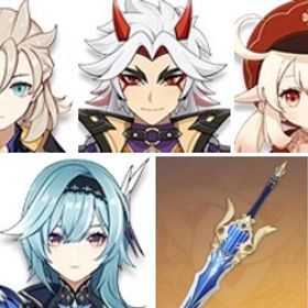 即対応|クレー+荒瀧一斗+夢見月瑞希+松韻の響く頃+エウルア1凸+七七+四風原典+アルベド|引退垢 | 原神のアカウントデータ、RMTの販売・買取一覧