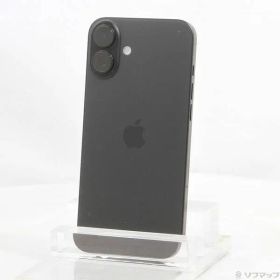 〔中古品〕 iPhone16 Plus 128GB ブラック MXVA3J／A SIMフリー【377】