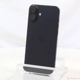 〔中古品〕 iPhone16 Plus 128GB ブラック MXVA3J／A SIMフリー【349】