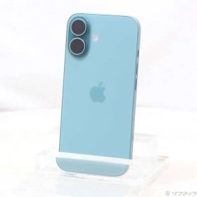 〔中古品〕 iPhone16 256GB ティール MYE13J／A SIMフリー【196】