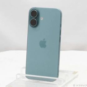 〔中古品〕 iPhone16 256GB ティール MYE13J／A SIMフリー【349】