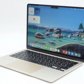 【中古】Apple MacBook Air 13インチ M4(10コアCPU/8コアGPU) 256GB スターライト MW0Y3J/A【N】