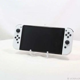 【中古】Nintendo(任天堂) Nintendo Switch 有機ELモデル Joy-Con(L)／(R) ホワイト 【377-ud】