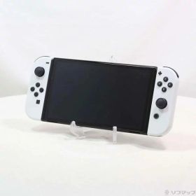 【中古】Nintendo(任天堂) Nintendo Switch 有機ELモデル Joy-Con(L)／(R) ホワイト 【377-ud】