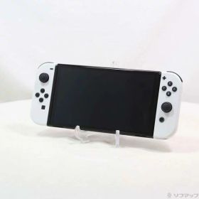 【中古】Nintendo(任天堂) Nintendo Switch 有機ELモデル Joy-Con(L)／(R) ホワイト 【377-ud】