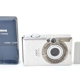 【人気レトロコンデジ】Canon IXY DIGITAL 55 5.0MP 3倍ズーム エモい写り！薄型コンパクト 動作品 すぐ使える