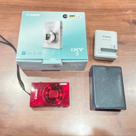 Canon IXY 3 レッド 本体と付属品