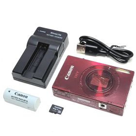 ジャンク品 Canon IXY 3 レッド PC1736 デジタルカメラ