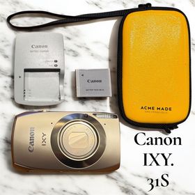 キヤノン(Canon)の限定特別価格【極美品】Canon IXY 31S デジカメ ゴールド 動作確認済(コンパクトデジタルカメラ)