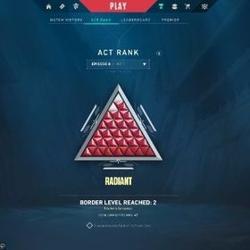 初期メアド譲渡可能課金額28万 レディアント | VALORANT(ヴァロラント)のアカウントデータ、RMTの販売・買取一覧