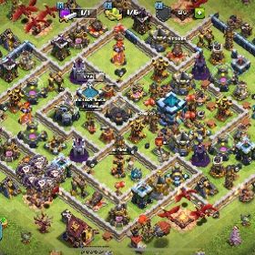 TH13 中盤 魔法アイテム＆リーグメダル大量‼️✨ | クラクラ(クラッシュオブクラン)のアカウントデータ、RMTの販売・買取一覧