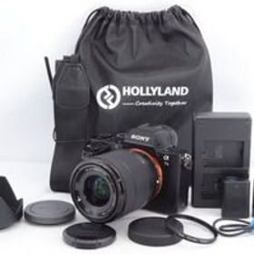 良品★SONY ソニー α7II ズームレンズキット(SEL2870) ブラック ILCE-7M2K 2430万画素 フルサイズ ミラーレス一眼カメラ R4909