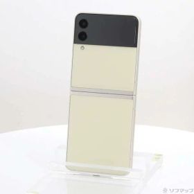 【中古】SAMSUNG(サムスン) Galaxy Z Flip3 5G 128GB クリーム SC-54B docomo SIMフリー 【297-ud】