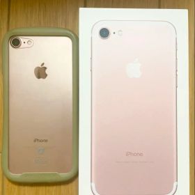 美品 Apple iPhone7 32GB SIMフリー ローズゴールド