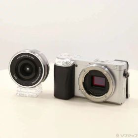 【中古】SONY(ソニー) α6400 ILCE-6400L パワーズームレンズキット シルバー 【269-ud】