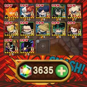 9143.石3635 ヒロアカフルコンプ+運UP60↑ | ポコダン(ポコロンダンジョンズ)のアカウントデータ、RMTの販売・買取一覧