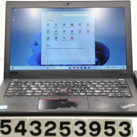Lenovo Thinkpad X280 Core i5 8250U 1.6GHz/8GB/256GB(SSD)/12.5W/FWXGA(1366x768)/Win11 スピーカー不良【中古】【20250613】