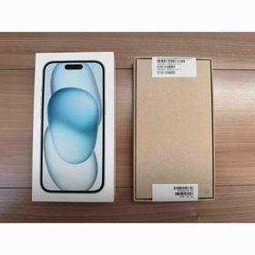 アイフォーン(iPhone)のiPhone 15 ブルー 128GB SIMフリー エクスプレス交換品(スマートフォン本体)