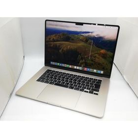 【中古】Apple MacBook Air 15インチ M2(CPU:8C/GPU:10C) 8GB/512GB スターライト MQKV3J/A (M2,2023)【福岡天神】保証期間１ヶ月【ランクC】