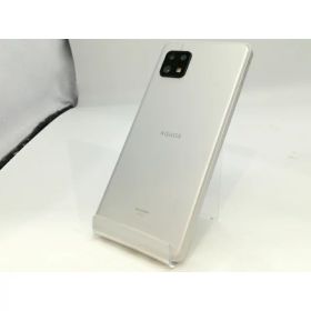 【中古】SHARP au 【SIMフリー】 AQUOS sense6 シルバー 4GB 64GB SHG05【浜松駅前】保証期間1ヶ月【ランクB】