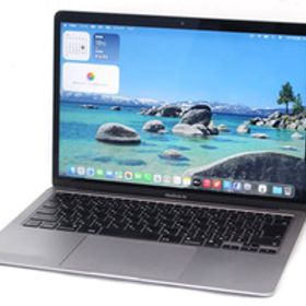 中古 2K 13.3型 Apple MacBook Air A2337 (2020年式) グレー macOS 26 Tahoe 卓越性能Apple-M1 16GB NVMe 512GB-SSD カメラ 無線 管:1135h