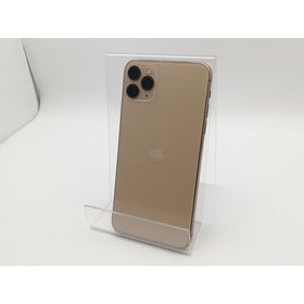 【中古】Apple SoftBank 【SIMロック解除済み】 iPhone 11 Pro Max 64GB ゴールド MWHG2J/A【津田沼】保証期間１ヶ月【ランクC】