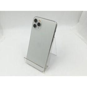 【中古】Apple au 【SIMロック解除済み】 iPhone 11 Pro Max 256GB シルバー MWHK2J/A【柏】保証期間１週間【ランクC】