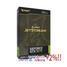 【中古】PALIT GeForce GTX1070 8GB Super JetStream NE51070S15P2-1041J 訳あり 元箱あり