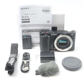 ソニー SONY VLOGCAM ZV-E10 B ボディ ブラック