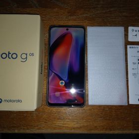 モトローラ(Motorola)の【3ヶ月使用】moto g05 フレッシュラベンダー SIMフリースマホ 128(スマートフォン本体)