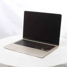 〔中古品〕 MacBook Air 13.6-inch Mid-2022 MLY23J／A Apple M2 8コアCPU_10コアGPU 16GB SSD1TB スターライト 〔15.3 Sequoia〕【262】