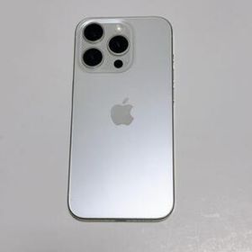 【美品】Apple iPhone 15Pro 256GB ホワイトチタニウム