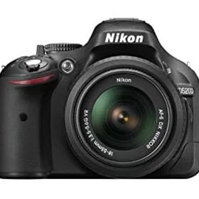 【中古】 Nikon ニコン デジタル一眼レフカメラ D5200 レンズキット AF-S DX NIKKOR 18-55mm f/3.5-5.6G VR付属 ブラック D5200LKBK