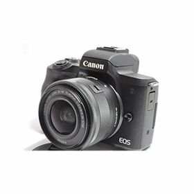 【中古】キヤノン Canon EOS Kiss M ブラック レンズキット EOSKISSMBK-1545ISSTMLK