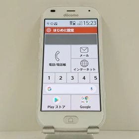 らくらくスマートフォン F-42A ドコモ ホワイト 送料無料 本体 c15490 【中古】