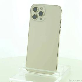 〔中古品〕 iPhone12 Pro Max 256GB ゴールド MGD13J／A SIMフリー【258】
