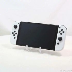 【中古】Nintendo(任天堂) Nintendo Switch 有機ELモデル Joy-Con(L)／(R) ホワイト 【377-ud】
