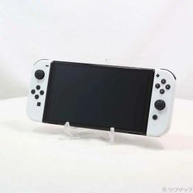 【中古】Nintendo(任天堂) Nintendo Switch 有機ELモデル Joy-Con(L)／(R) ホワイト 【377-ud】
