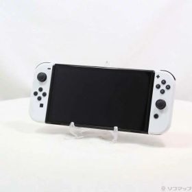【中古】Nintendo(任天堂) Nintendo Switch 有機ELモデル Joy-Con(L)／(R) ホワイト 【377-ud】