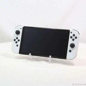 【中古】Nintendo(任天堂) Nintendo Switch 有機ELモデル Joy-Con(L)／(R) ホワイト 【377-ud】