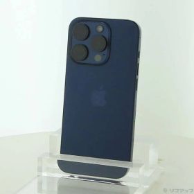 〔中古品〕 iPhone15 Pro 256GB ブルーチタニウム MTUG3J／A SIMフリー【258】