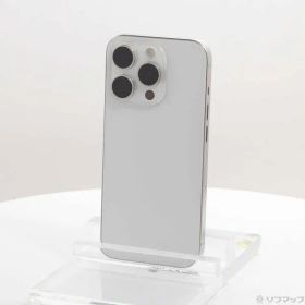 〔中古品〕 iPhone15 Pro 512GB ホワイトチタニウム MTUJ3J／A SIMフリー【349】