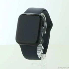 【中古】Apple(アップル) Apple Watch SE 第2世代 GPS 44mm ミッドナイトアルミニウムケース ミッドナイトスポーツバンド 【251-ud】