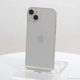 〔中古品〕 iPhone14 Plus 128GB スターライト MQ4D3J／A SIMフリー【297】