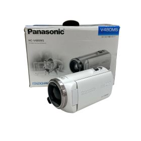 WJ62 Panasonic パナソニック HC-V480MS-W デジタルハイビジョンカメラ 32GB ホワイト イベント 運動会 アウトドア 記念