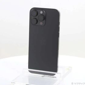 〔中古品〕 iPhone16 Pro Max 256GB ブラックチタニウム MYWG3J／A SIMフリー【258】