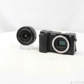 【中古】SONY(ソニー) α6000 パワーズームレンズキット ブラック ILCE-6000L 【262-ud】