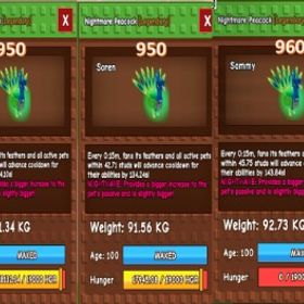 孔雀 クジャク 15秒 １体 １万円 | ロブロックス(ROBLOX)のアカウントデータ、RMTの販売・買取一覧